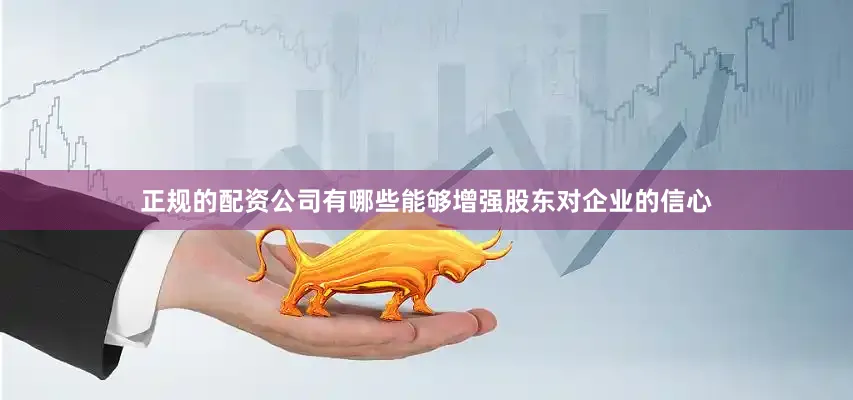 正规的配资公司有哪些能够增强股东对企业的信心